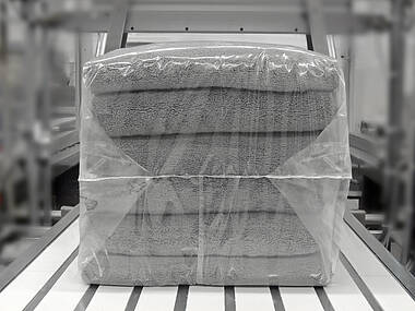 mechanical device for tight packaging without shrinking